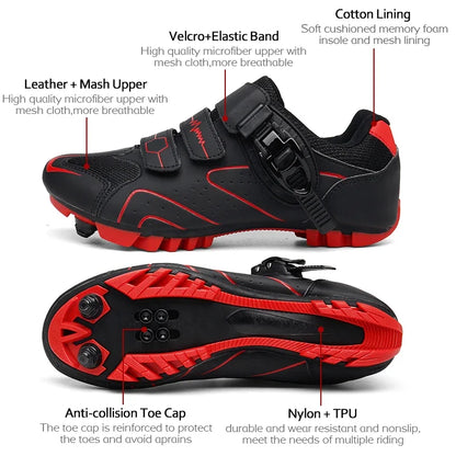 Men Route Cleat Road Bike Speed Flat Sneaker