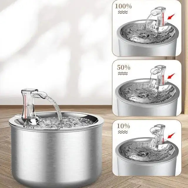 2L fully stainless steel  cat water fountain
