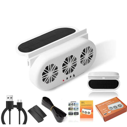 Solar Car Vent Fan