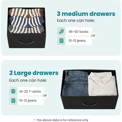 5-Drawer Bedroom Dresser