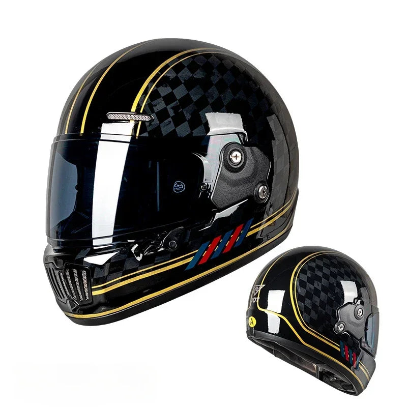 Retro DOT Full Face Helmet