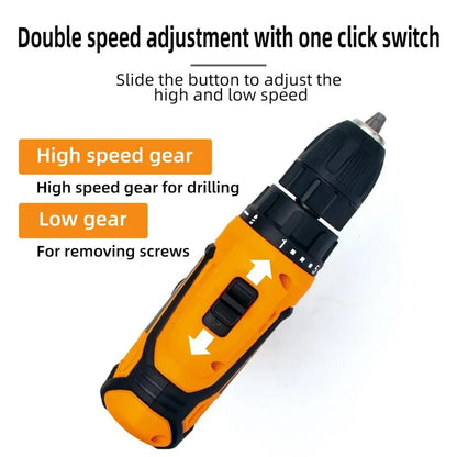 12V 16.8V 21V Cordless Drill Electric Screwdriver