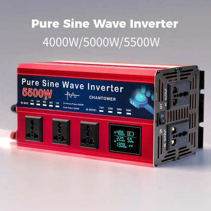 5500W 5000W Pure Sine Wave Inverter