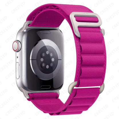Straps for Apple watch Ultra 3 band 49mm 45mm 46mm 42mm 44mm 41 40mm Nylon Alpine bracelet correa iwatch Series 11 10 9 8 7 6 SE
