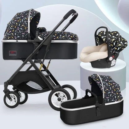 3 in 1 Foldable baby stroller