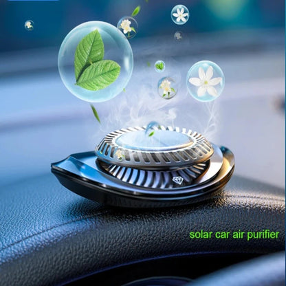 Solar Car Air Freshener Rotary Aroma Diffuser