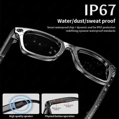 AI Smart Glasses with 8MP Camera