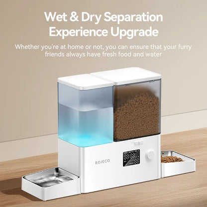 2In1 Automatic Pet Feeder Gravity Water Fountain