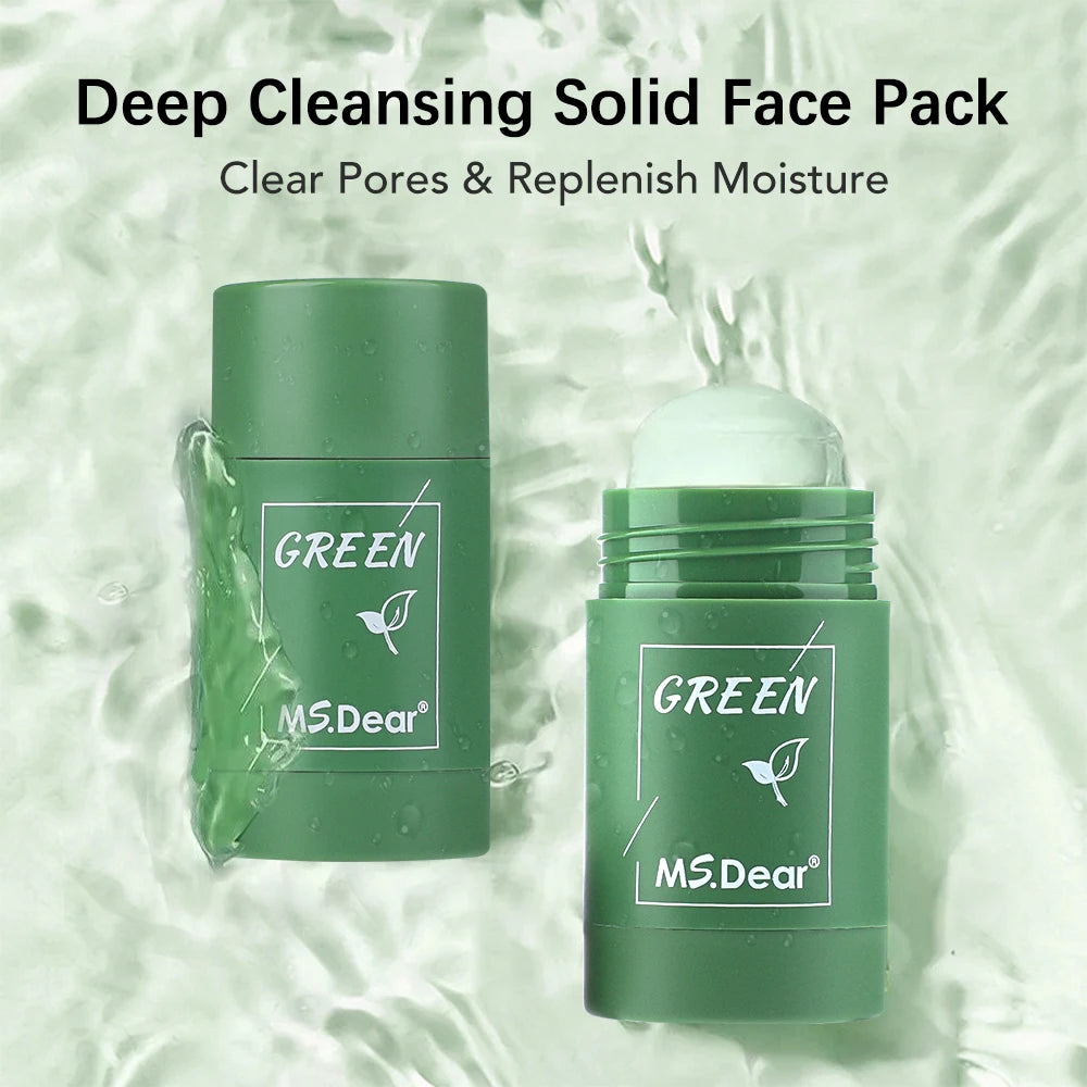 Green Tea Cleansing Solid Face Mask