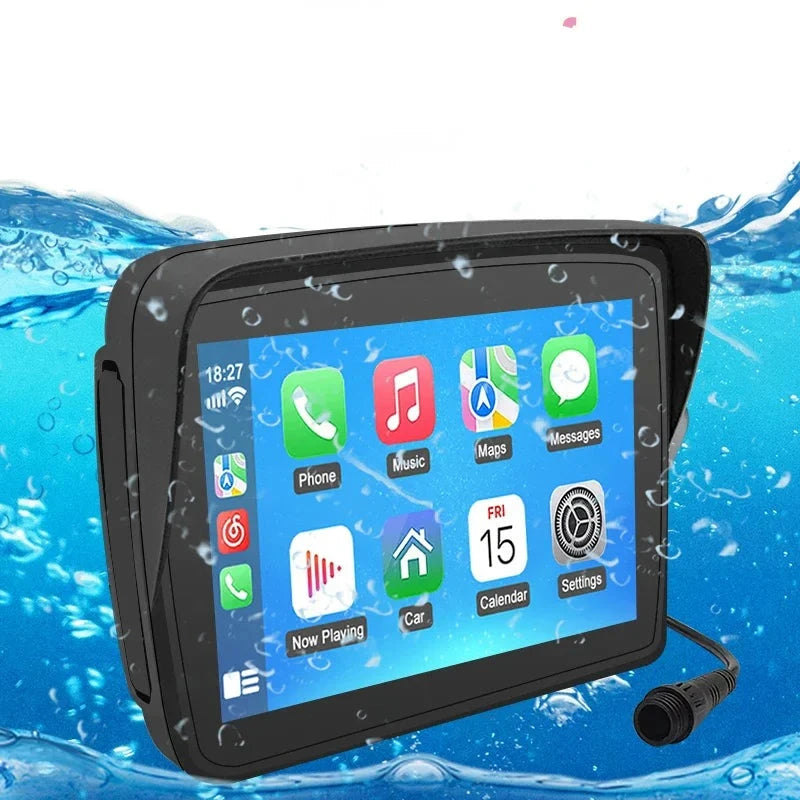 5 Inch Motorcycle Car Waterproof GPS Navigation