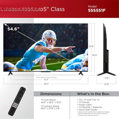 55-Inch Class S5 UHD 4K LED Smart TV