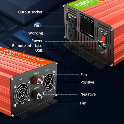 2000 Watt Pure Sine Wave Power Inverter