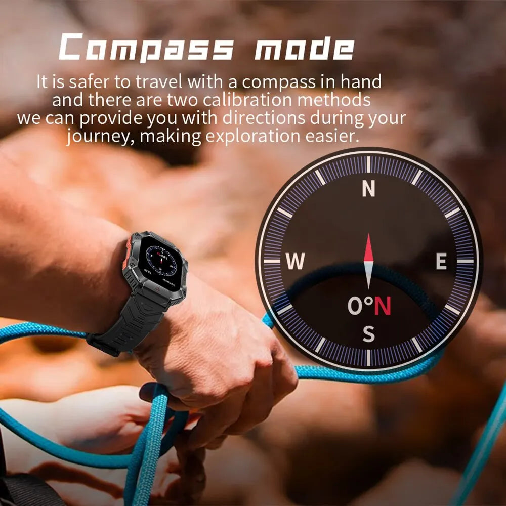 GPS Military Smart Watch