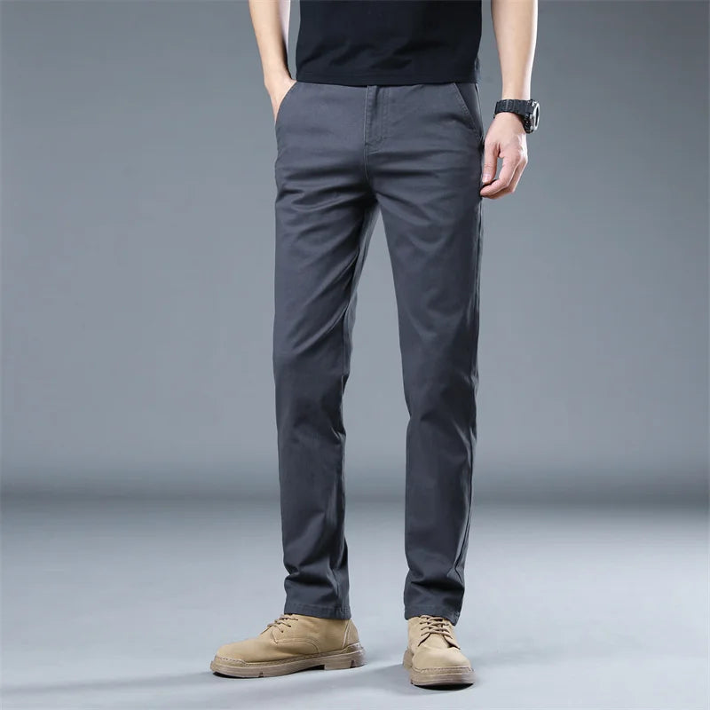 Men's  Classic Slim Business Casual Jeans