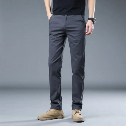 Men's  Classic Slim Business Casual Jeans