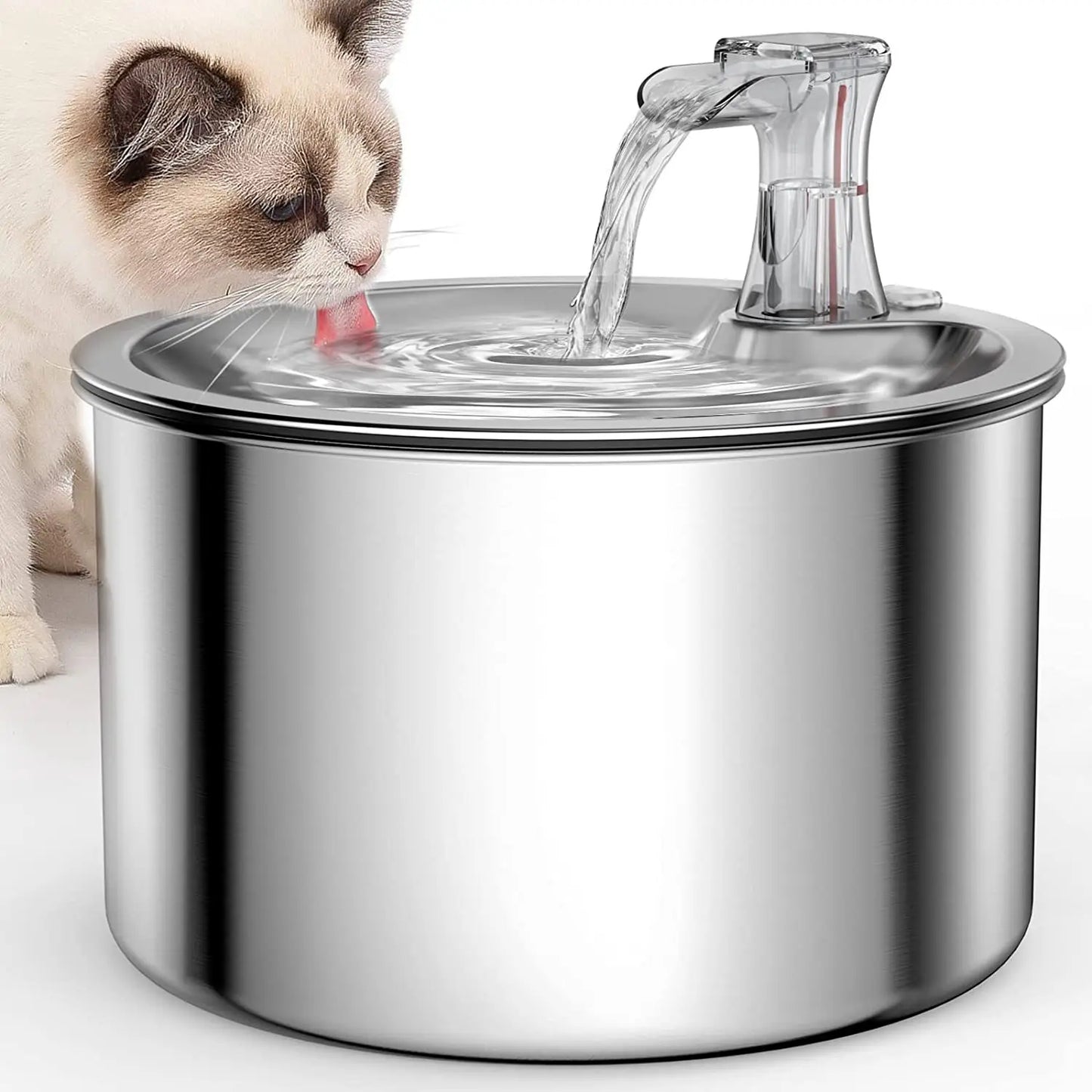 2L fully stainless steel  cat water fountain