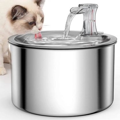 2L fully stainless steel  cat water fountain