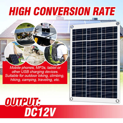 DC 12V 100W Solar Panel Kit With 60A Controller