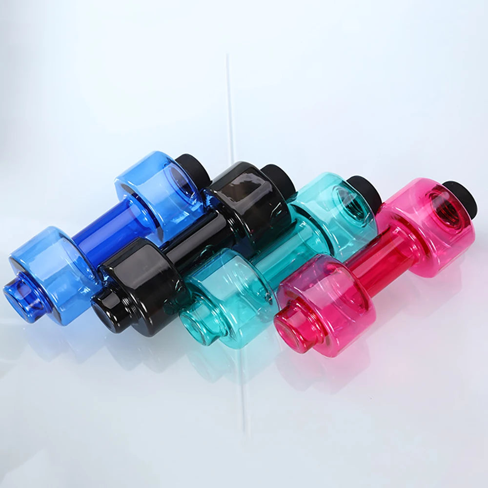 4 Colors Dumbbell Sports Water Bottles