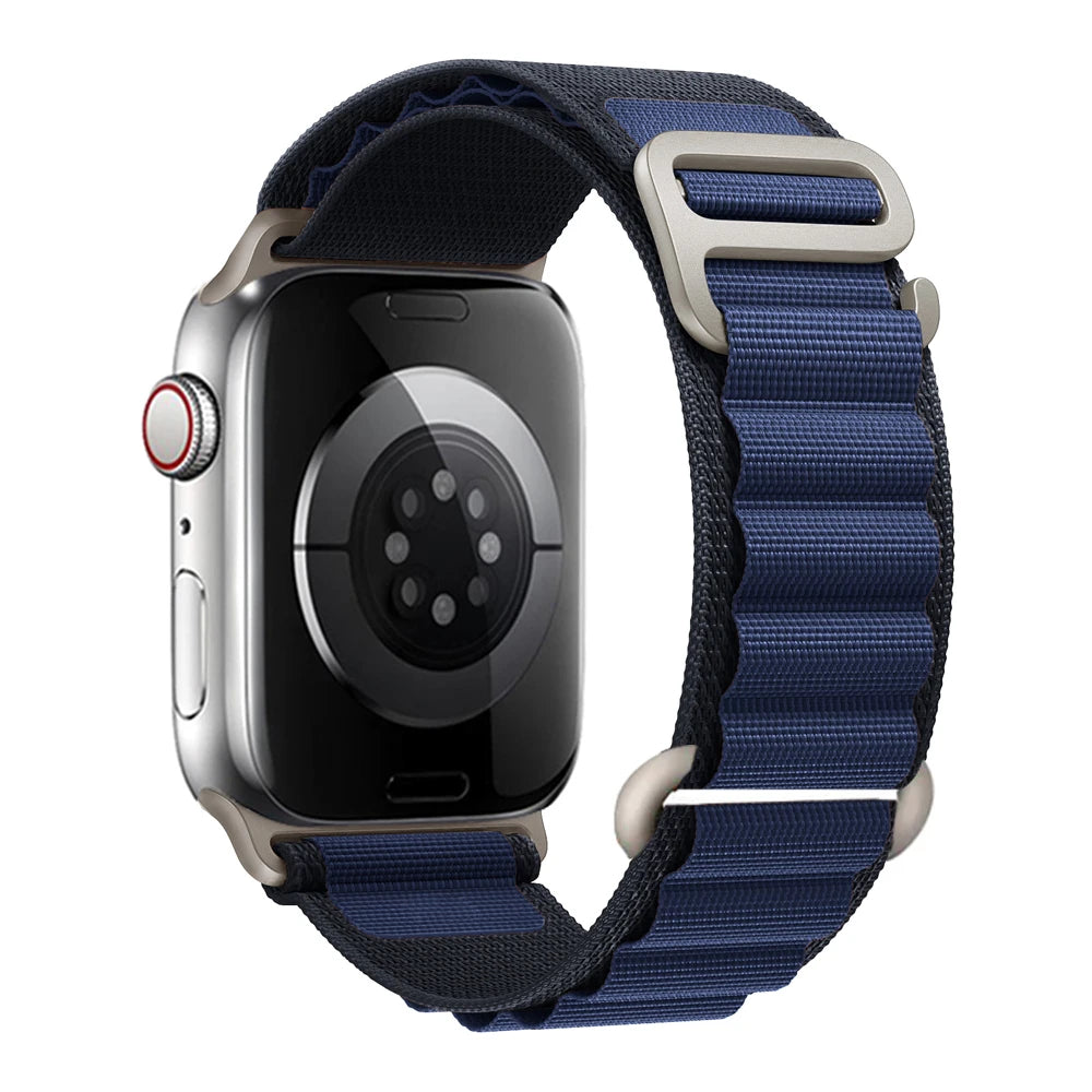 Straps for Apple watch Ultra 3 band 49mm 45mm 46mm 42mm 44mm 41 40mm Nylon Alpine bracelet correa iwatch Series 11 10 9 8 7 6 SE