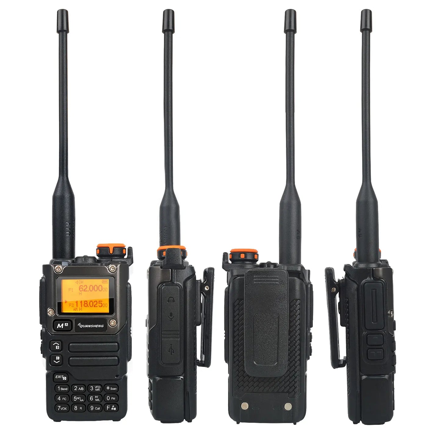 50-600MHz Rx Multi-Band 136-600MHz Walkie Talkie