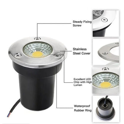 18W LED Garden Buried Deck Light