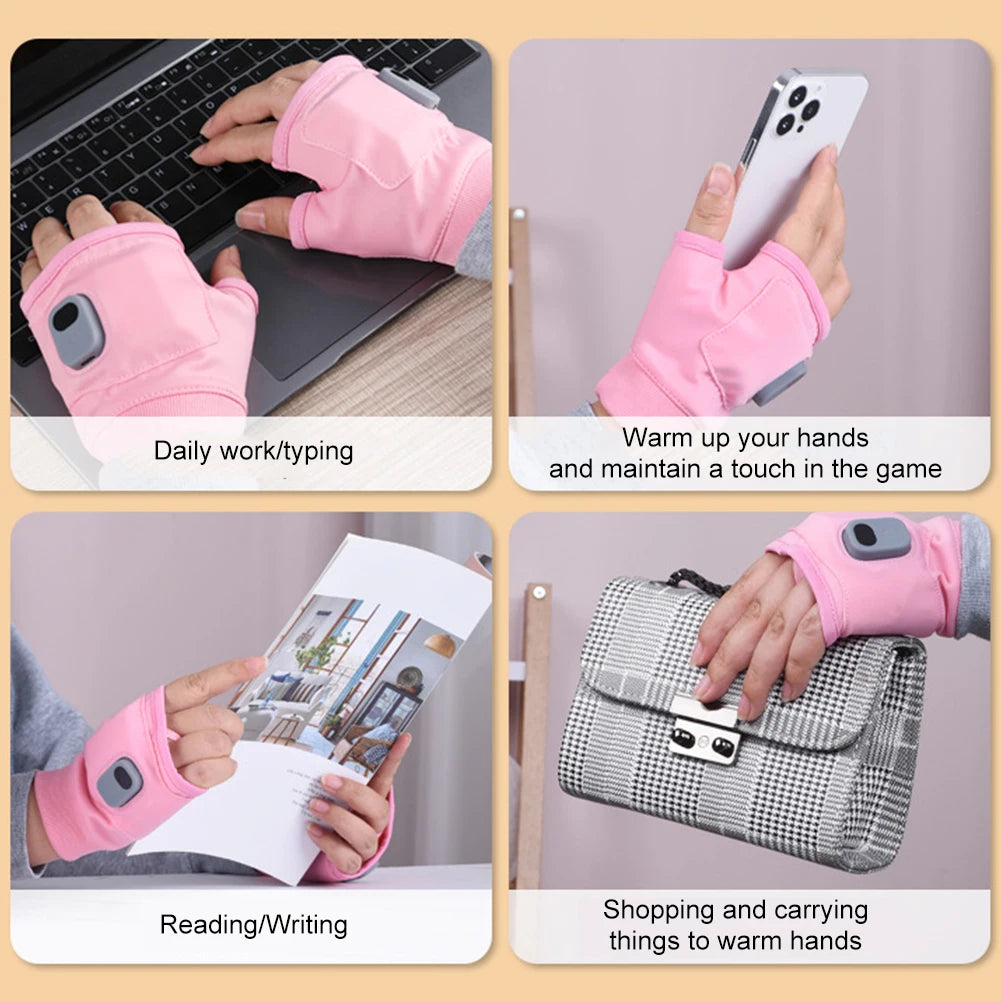 Heated USB Winter Gloves