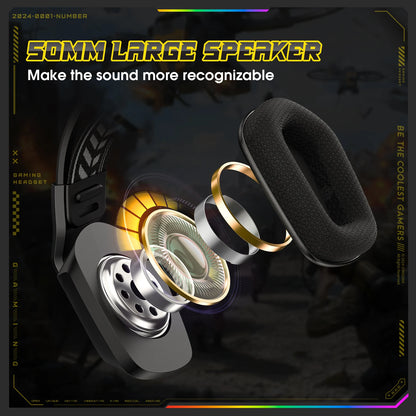 Surround Sound Gaming Headset with Noise Cancelling Microphone