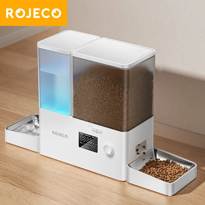 2In1 Automatic Pet Feeder Gravity Water Fountain