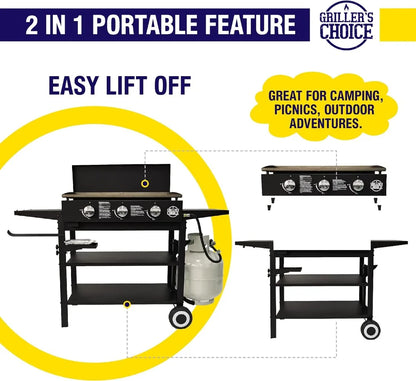 Griller's Choice Outdoor Griddle Grill