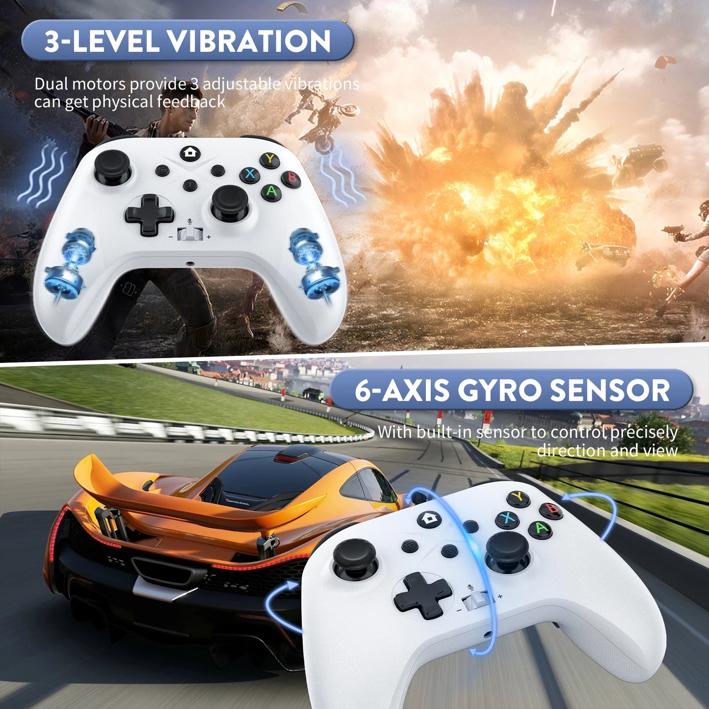 2.4G Wireless Gamepad Gaming Controller For Xbox