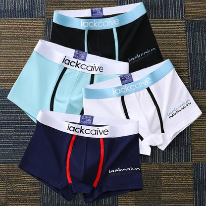 4Pcs Men's Cotton Boxer Shorts