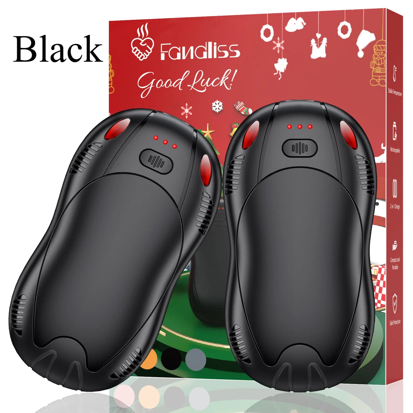 Double Side 3 Levels Rechargeable Hand Warmers