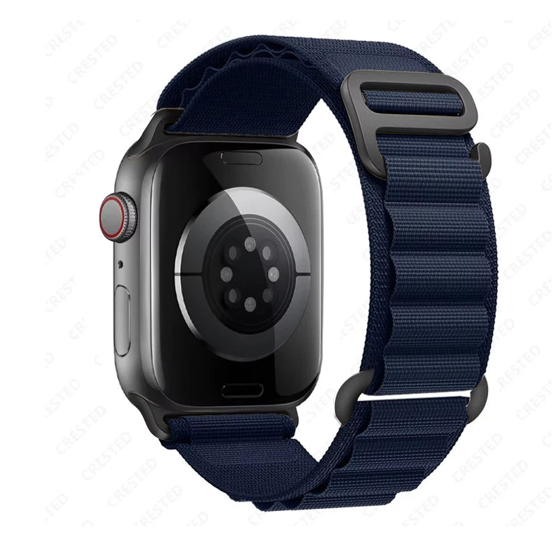 Straps for Apple watch Ultra 3 band 49mm 45mm 46mm 42mm 44mm 41 40mm Nylon Alpine bracelet correa iwatch Series 11 10 9 8 7 6 SE