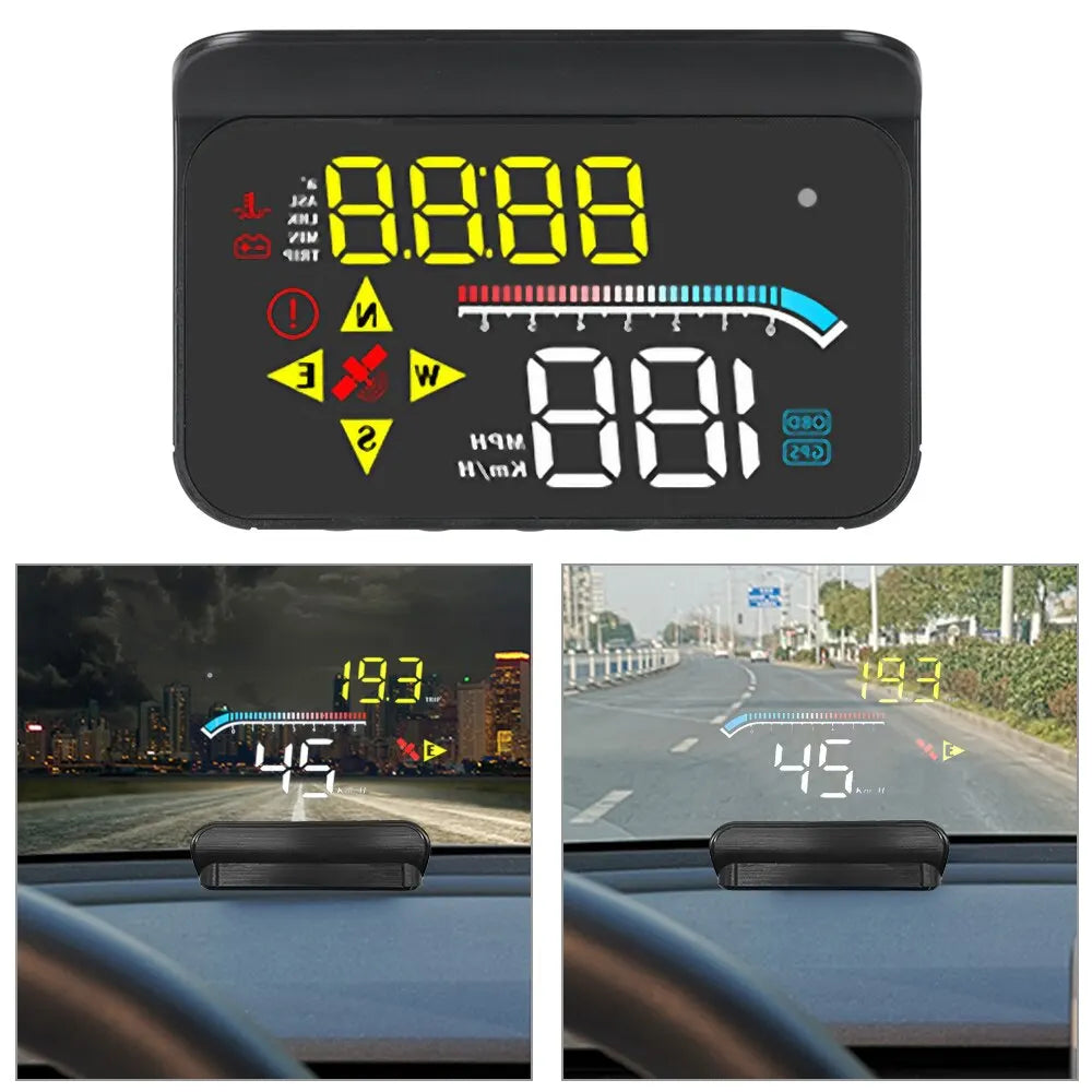 M17 HUD OBD GPS Head Up Display Dual System Windshield