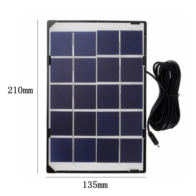 20W Mini Solar Panel Waterproof for IP Security Camera