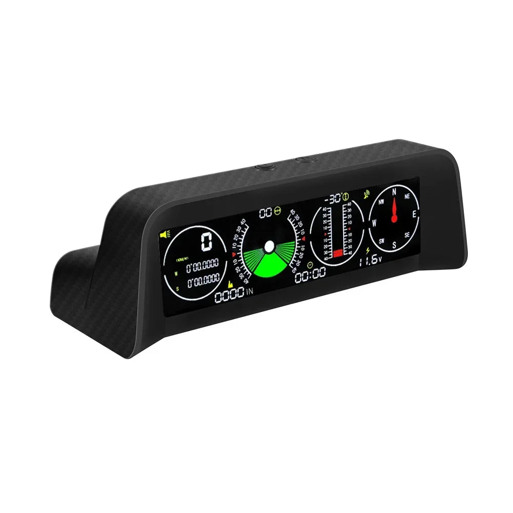 Slope Meter Inclinometer Car Altitude GPS Speedometer