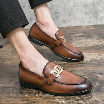 Men's leather Loafers Shoes