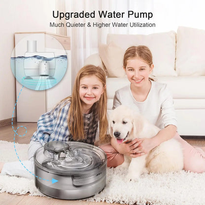 Pet Water Fountain, 170oz/1.3Gallon/5L