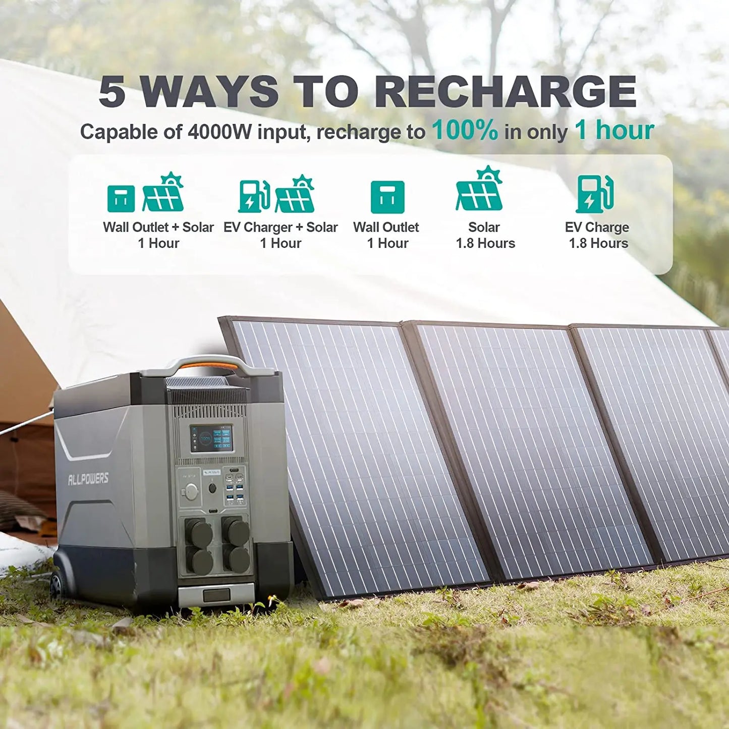 100-400W lifepo4 power station
