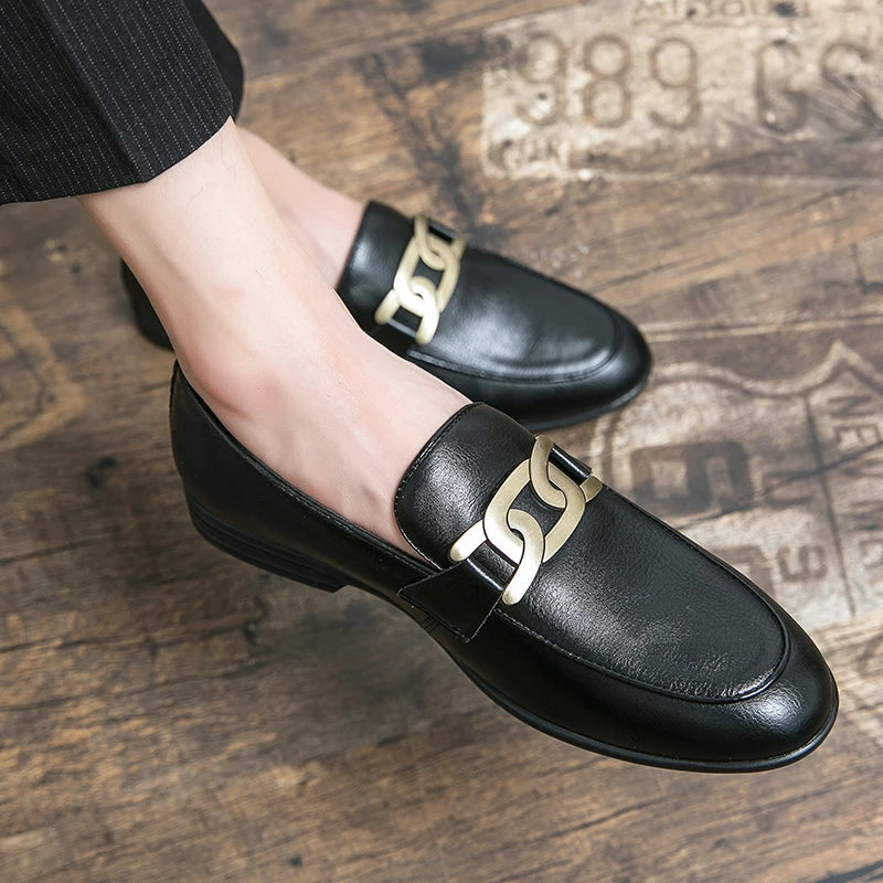 Men's leather Loafers Shoes