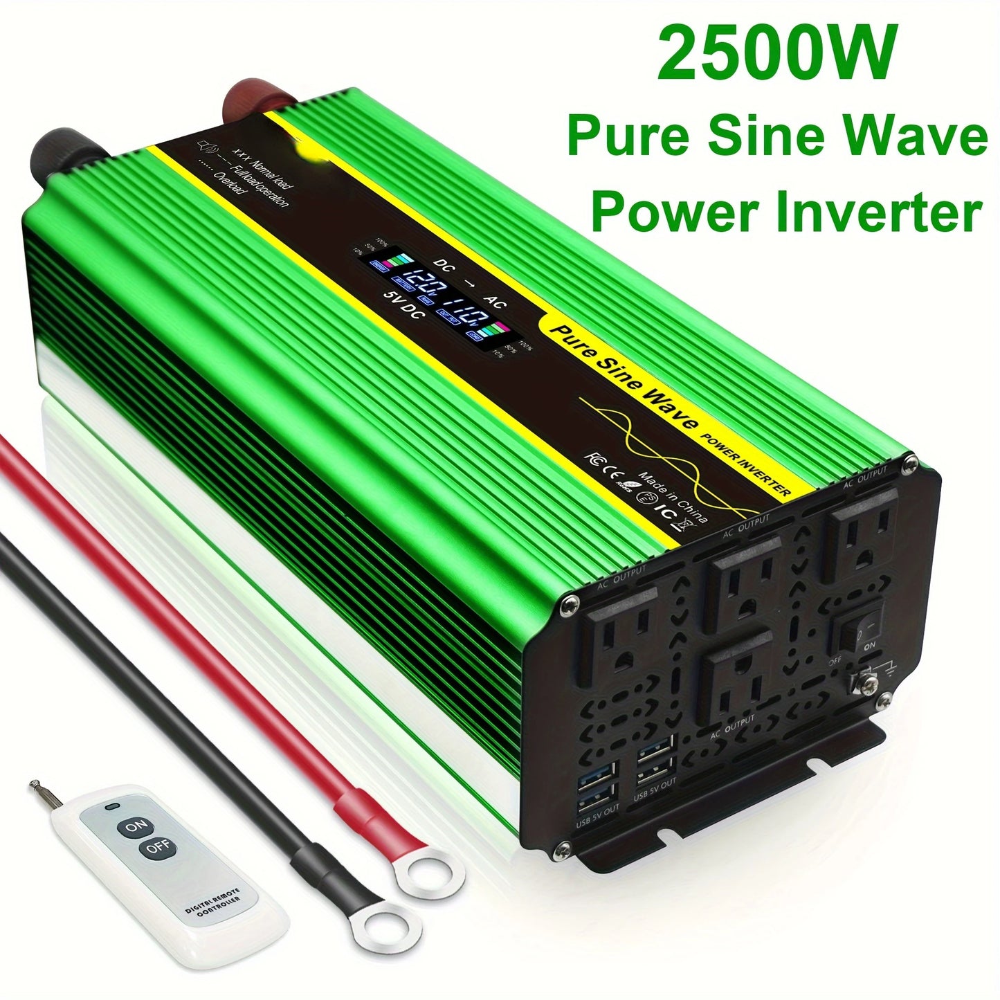 2500W 12V Pure Sine Wave Inverter