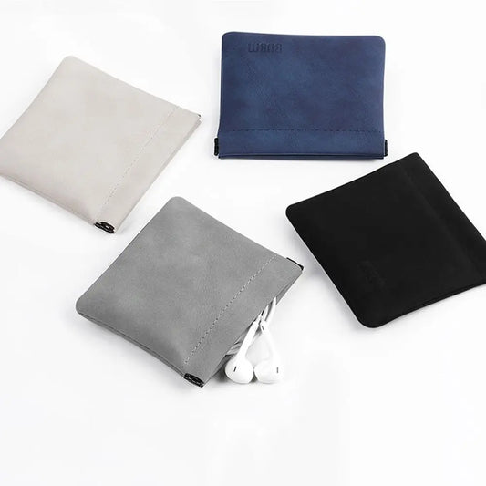 Headphone Case Mini Purse USB Data Cable Organizer