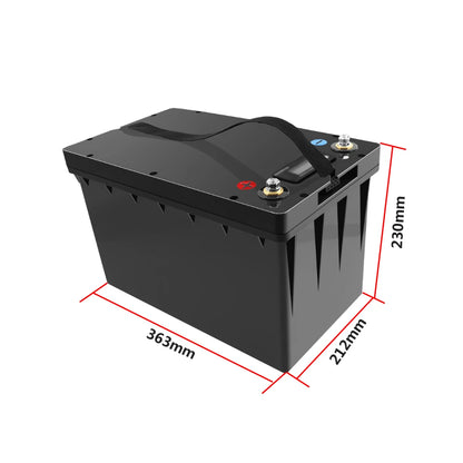 48V 50Ah LiFePO4 BMS Waterproof Rechargeable Battery