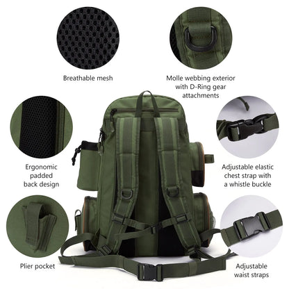 Lightweight Fishing Tackle Backpack