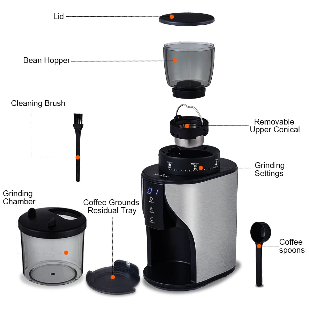 Automatic Burr Mill Coffee Grinder