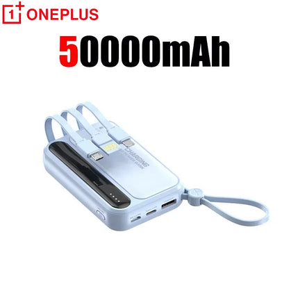 50000mAh Built in Cables Power Bank