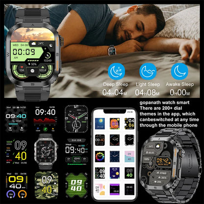 Rugged And Durable Military Smart Watch