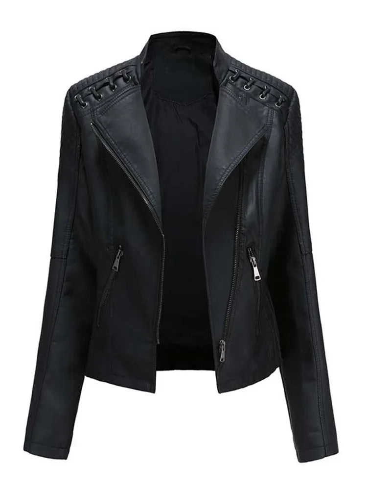 Women's Pu Faux Leather Jackets