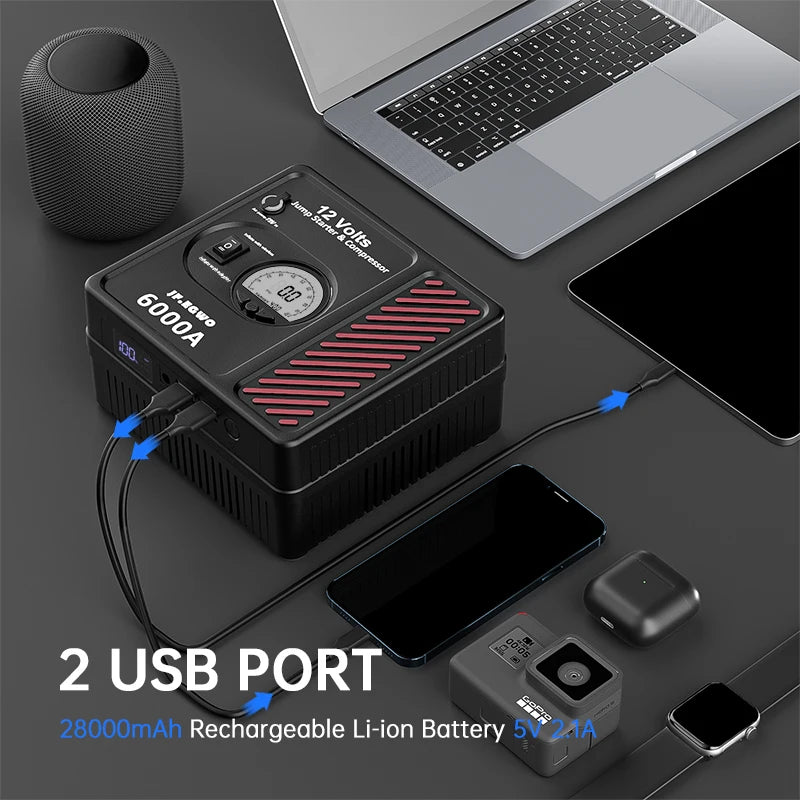 2000A 3000A 6000A Car Booster Professional Jump Starter